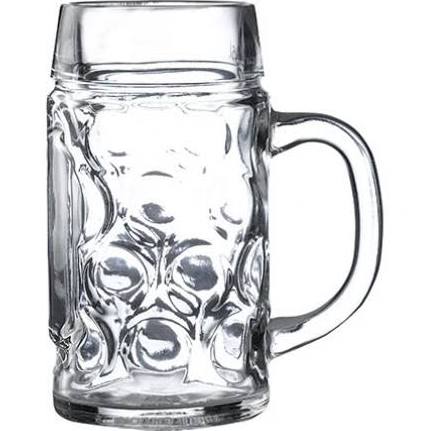 Dimpled Beer Stein Glass 24oz (Box of 6)