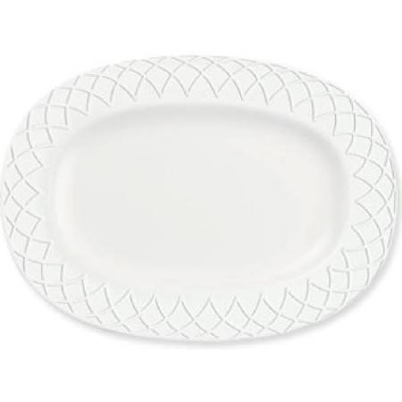 Churchill Alchemy Jardin Rimmed Oval Dishes 330mm Y622 (Box of 6)