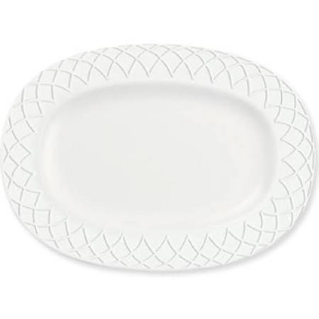 Churchill Alchemy Jardin Rimmed Oval Dishes 207mm Y620 (Box of 12)