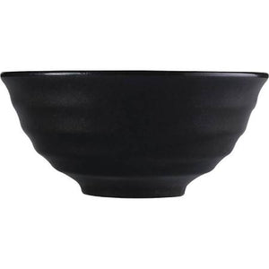 Churchill Zen Noodle Bowls Black 120mm - DL436 (Box of 12)