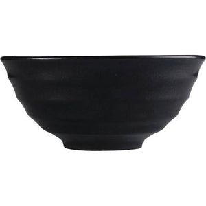 Churchill Zen Noodle Bowls Black 134mm - DL437 (Box of 12)