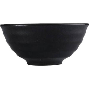 Churchill Zen Noodle Bowls Black 102mm - DL435 (Box of 12)