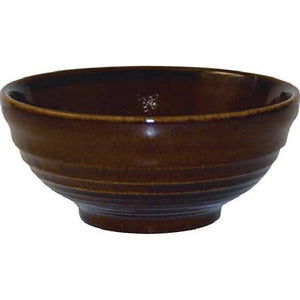 Churchill Bit on The side Brown Ripple Snack Bowls 120mm - DL410 (Box of 12)