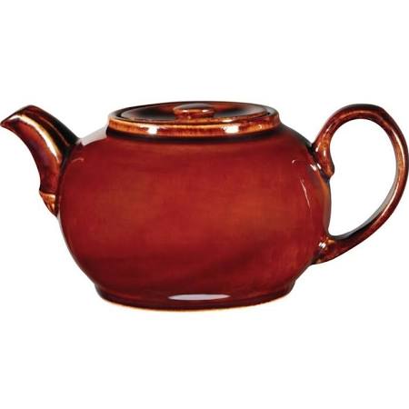 Churchill Rustics Brown Nova Teapots 420ml GF690 (Box of 4)