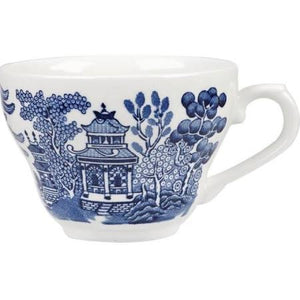 Churchill Vintage Prints Willow Georgian Teacup Blue 200ml GL470 (Box of 12)