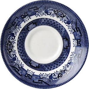 Churchill Vintage Prints Willow Georgian Saucer Blue 141mm GL471 (Box of 12)