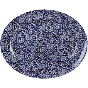 Churchill Vintage Prints Oval Dishes Willow Print 365mm (Box of 6)