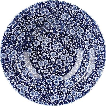 Churchill Vintage Prints Willow Victorian Calico Rimmed Bowl 249mm (Box of 6)