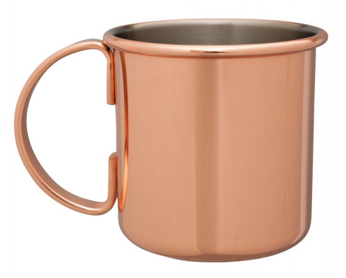 Copper Plated Straight Sided Moscow Mule Mug