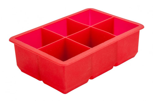 6 Cavity Silicone Ice Cube Mould 2