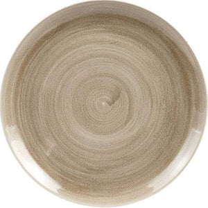 Churchill Super Vitrified Churchill Stonecast Patina Antique Coupe Plates Taupe 288mm (Box of 12)