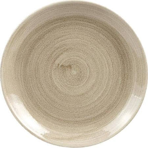 Churchill Super Vitrified Churchill Stonecast Patina Antique Coupe Plates Taupe 217mm (Box of 12)