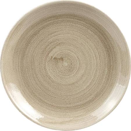 Churchill Super Vitrified Churchill Stonecast Patina Antique Coupe Plates Taupe 217mm (Box of 12)