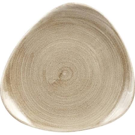 Churchill Super Vitrified Churchill Stonecast Patina Antique Triangle Plates Taupe 190mm (Box of 12)