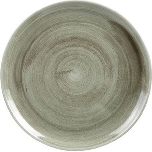 Churchill Super Vitrified Churchill Stonecast Patina Antique Round Coupe Plates Green 288mm (Box of 12)