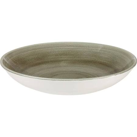 Churchill Super Vitrified Churchill Stonecast Patina Antique Round Coupe Bowls Green 248mm (Box of 12)