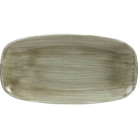 Churchill Super Vitrified Churchill Stonecast Patina Antique Chefs Plates Green 355x189mm (Box of 6)