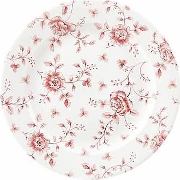 Churchill Cranberry Rose Chintz Plate 27.6cm 10.6