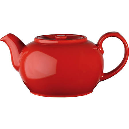 4 Cup Churchill Red Cafe Nova Teapot 79.5cl / 28oz - X4 (Box of 4)