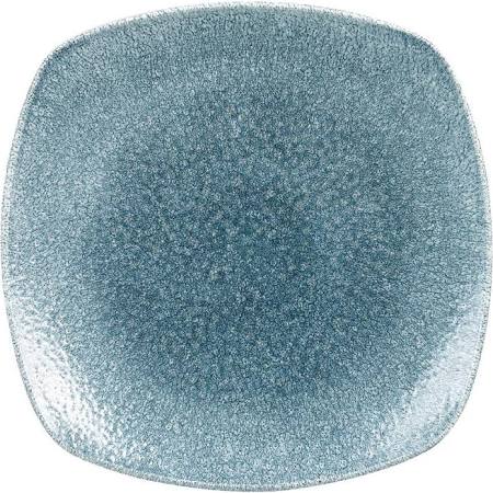 Churchill Raku Topaz Blue Square Plate 25.2cm 10