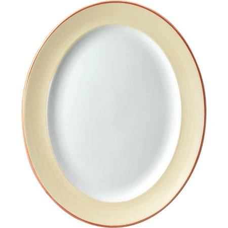 Churchill Sahara Oval Rimmed Plates 365mm W168 (Box of 6)