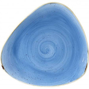 Churchill Stonecast Cornflower Blue Triangle Plate 10.5" (Box of 12)