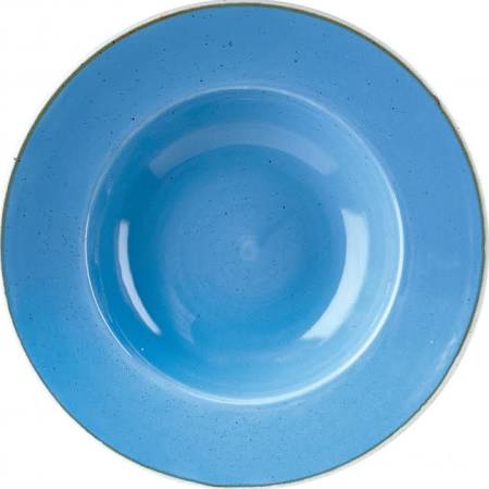 Churchill Stonecast Wide Rim Bowl 468ml 28cm - Cornflower Bluek (Box of 12)