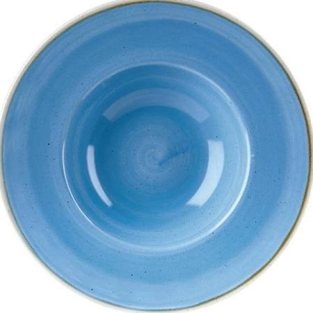 Churchill Stonecast Wide Rim Bowl 284ml 24cm - Cornflower Bluek (Box of 12)
