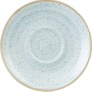Churchill Stonecast Round Cappuccino Saucers Duck Egg Blue 185mm (Box of 12)