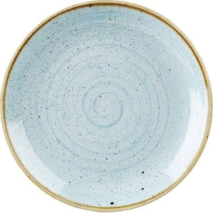 Churchill 26cm Stonecast Duck Egg Blue Coupe Plate (Box of 12)