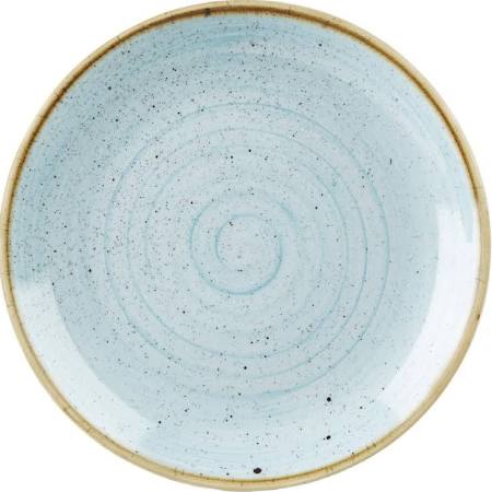 Churchill 21.7cm Stonecast Duck Egg Blue Coupe Plate (Box of 12)