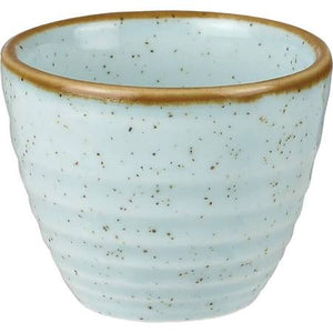 Churchill Stonecast Duck Egg Blue Ripple Dip Pot 2oz / 57ml - x 12 (Box of 12)