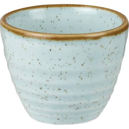 Churchill Stonecast Duck Egg Blue Ripple Dip Pot 2oz / 57ml - x 12 (Box of 12)
