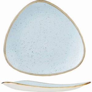 Churchill Stonecast Lotus Triangle Plate 22.9cm 9" (Box of 12)