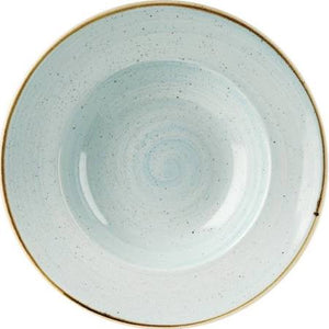 Churchill Stonecast Round Wide Rim Bowl Duck Egg Blue 280mm (Box of 12)