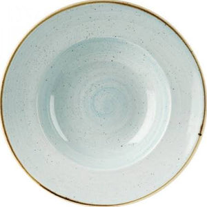 Churchill Stonecast Round Wide Rim Bowl Duck Egg Blue 240mm (Box of 12)