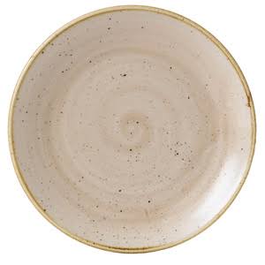 Churchill Stonecast Nutmeg Evolve Coupe Plate 16.5cm (Box of 12)