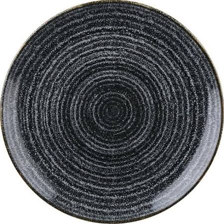 Churchill Studio Prints Charcoal Black Coupe Plate 260mm DA261 (Box of 12)