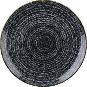 Churchill Studio Prints Charcoal Black Coupe Plate 260mm DA261 (Box of 12)