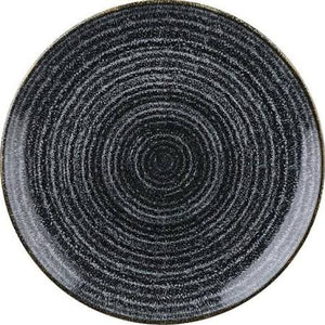 Churchill Studio Prints Charcoal Black Coupe Plate 288mm DA260 (Box of 12)