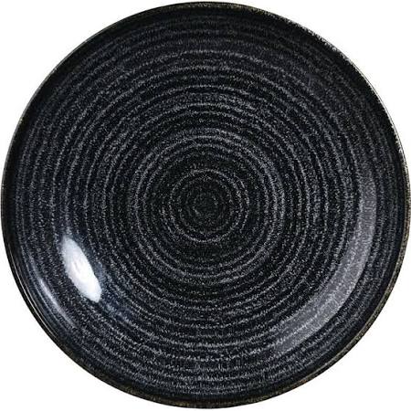 Churchill Studio Prints Charcoal Black Coupe Plate 248mm DA264 (Box of 12)