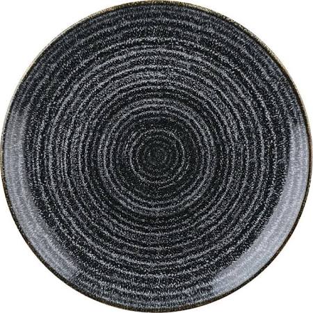 Churchill Studio Prints Charcoal Black Coupe Plate 217mm DA262 (Box of 12)