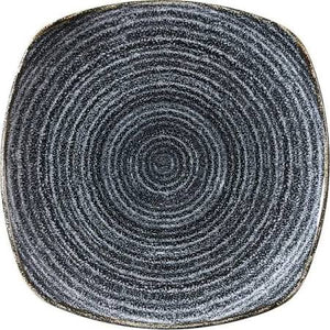Churchill Studio Prints Charcoal Black Square Plate 215mm DM445 (Box of 12)