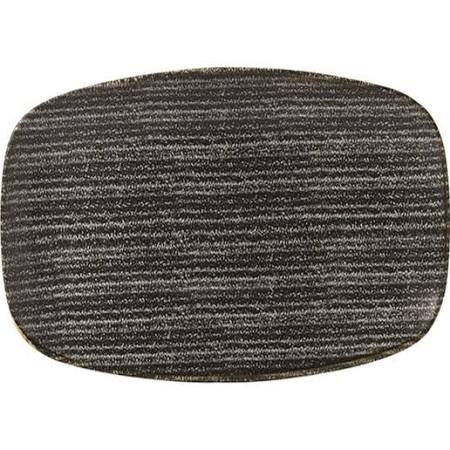 Churchill Studio Prints Charcoal Black Oblong Plate 35cm (Box of 6)