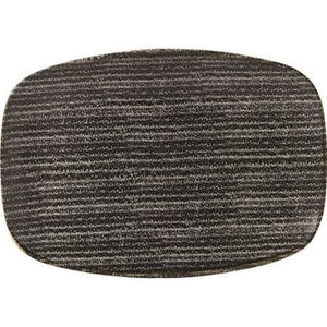 Churchill Studio Prints Charcoal Black Oblong Plate 35cm (Box of 6)