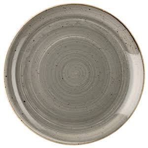 Churchill Studio Prints Stone Grey Coupe Plate 260mm DA269 (Box of 12)