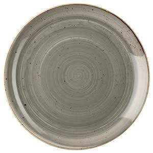 Churchill Studio Prints Stone Grey Coupe Plate 260mm DA269 (Box of 12)