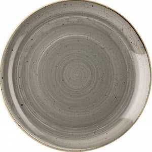 Churchill Stonecast Peppercorn Grey Evolve Coupe Plate 11.25" (Box of 12)