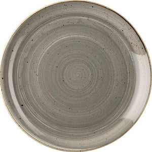 Churchill Stonecast Peppercorn Grey Coupe Plate 32.4cm / 12" (Box of 6)