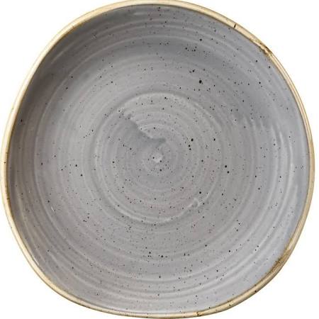 Churchill Stonecast Round Plates Peppercorn Grey 186mm - Dm459 (Box of 12)